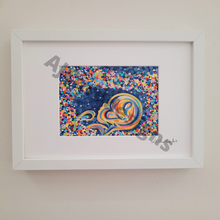 Load image into Gallery viewer, Framed Colourful Baby Print
