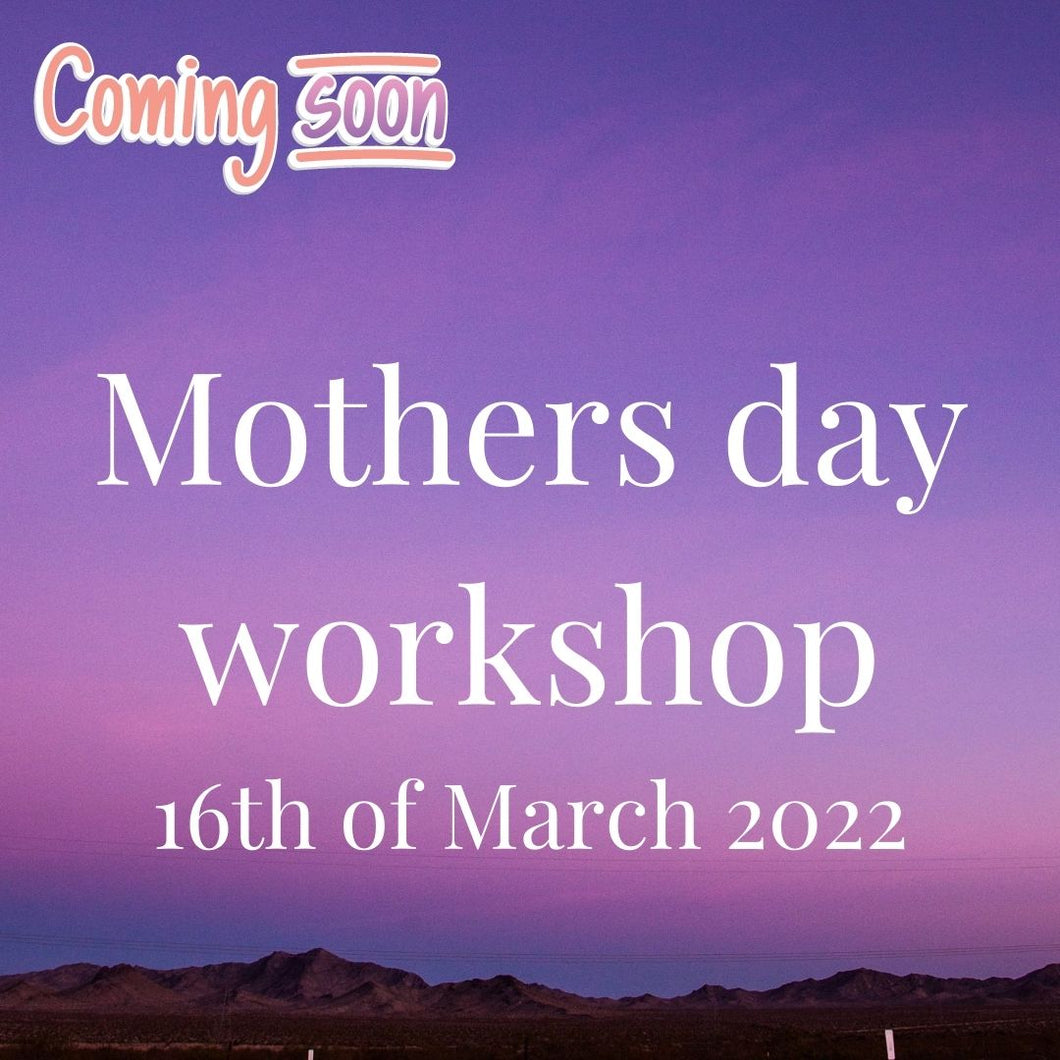 Mother's Day Paint-Along Bereavement Workshop 16th of March 2022